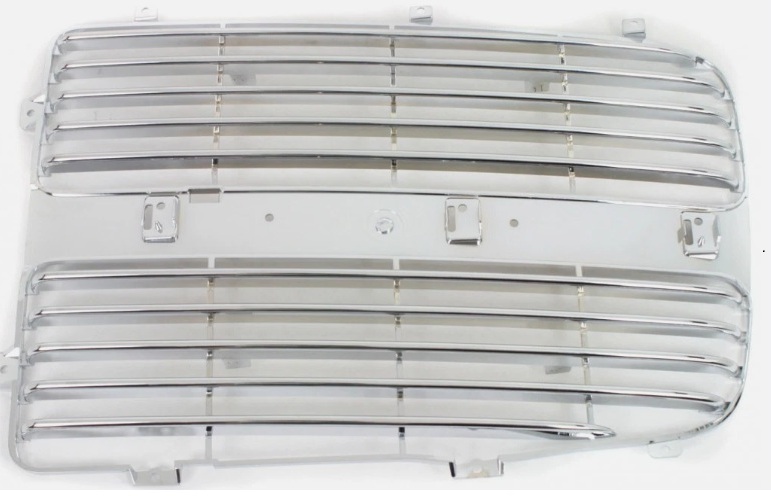 Chrome Bar Style Passenger Grille Insert 02-05 Dodge Ram